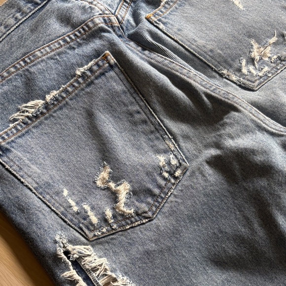 Agolde Light Blue Distressed Jeans